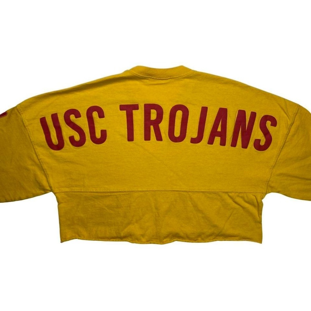 USC‎ Trojans spirit jersey cropped shirt